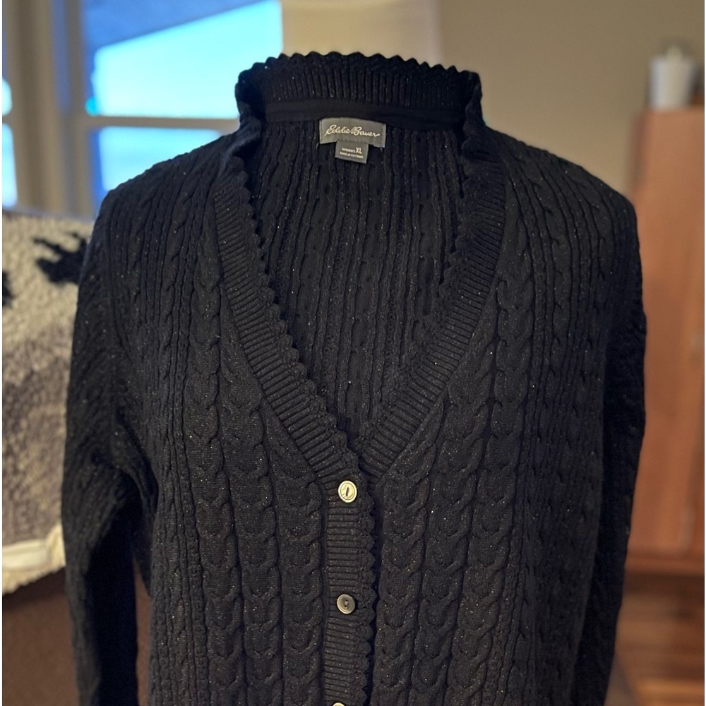 Long Sleeve Cable-knit Cardigan - E1001